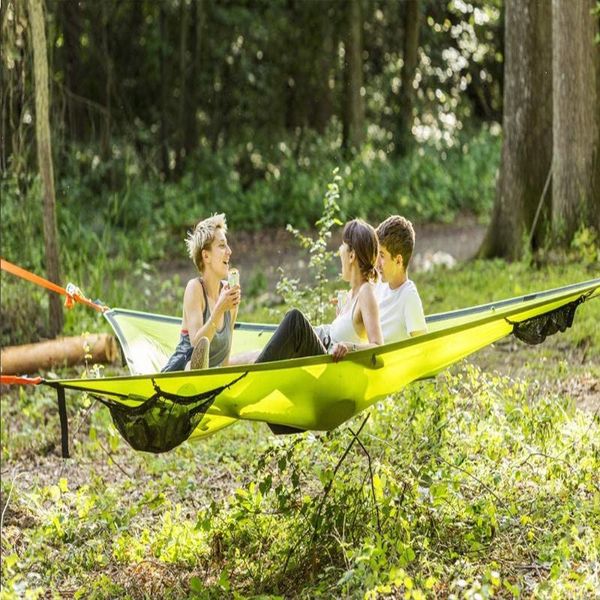 camp furniture multi-person hammock large aerial camping children outdoor triangular for backpacking portable convenient sleep 
camp furniture multi-person hammock large aerial camping children outdoor triangular for backpacking portable convenient sleep