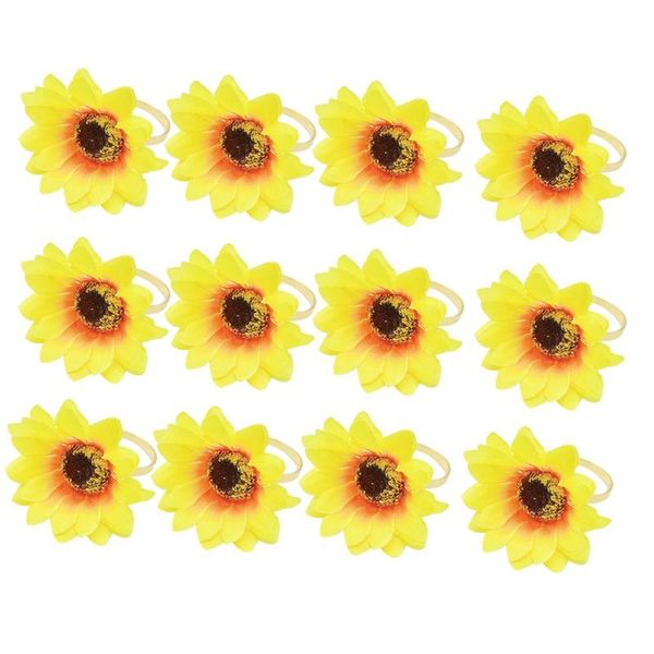 napkin rings 12/pcs spring sunflower ring napkins buckle towel wedding table decoration 
napkin rings 12/pcs spring sunflower ring napkins buckle towel wedding table decoration