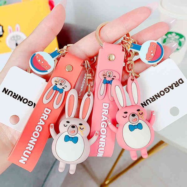 keyring keychain cute dream rabbit cartoon key chain creative net red little couple a pair of bag hanging decorations schoolbag pendant, Silver
keyring keychain cute dream rabbit cartoon key chain creative net red little couple a pair of bag hanging decorations schoolbag pendant, Silver