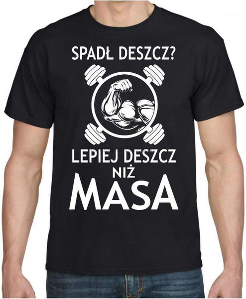 men's t-shirts spadl deszcz lepiej niz masa na silownie meska koszulka polska koszulki funny o-neck t shirt men t-shirt1, White;black
men's t-shirts spadl deszcz lepiej niz masa na silownie meska koszulka polska koszulki funny o-neck t shirt men t-shirt1, White;black