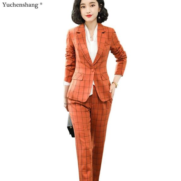 women's suits & blazers women work business wear plaid pant suit for office lady orange black aprioct 2 piece sets jackets and, White;black
women's suits & blazers women work business wear plaid pant suit for office lady orange black aprioct 2 piece sets jackets and, White;black