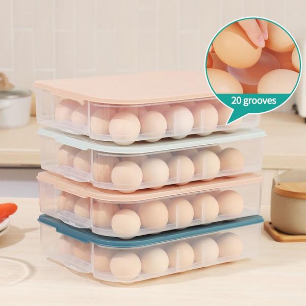 kitchen 20 grid egg holder refrigerator preservation with lid storage box organizer bottles & jars
kitchen 20 grid egg holder refrigerator preservation with lid storage box organizer bottles & jars