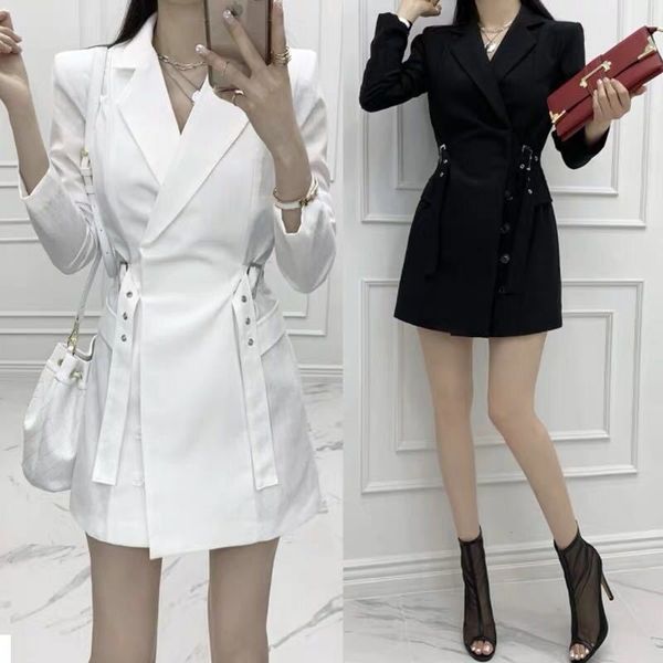 long linen blazer women belted outerwear womens blazers sleeve office jacket female solid suit elegant coat 210603, White;black
long linen blazer women belted outerwear womens blazers sleeve office jacket female solid suit elegant coat 210603, White;black
