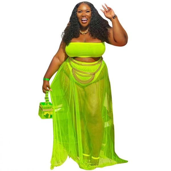 women's swimwear 3xl 4xl plus size cover up skirt swimsuit women bikini set strapless tank crop + fashion mesh pleated beach, White;black
women's swimwear 3xl 4xl plus size cover up skirt swimsuit women bikini set strapless tank crop + fashion mesh pleated beach, White;black