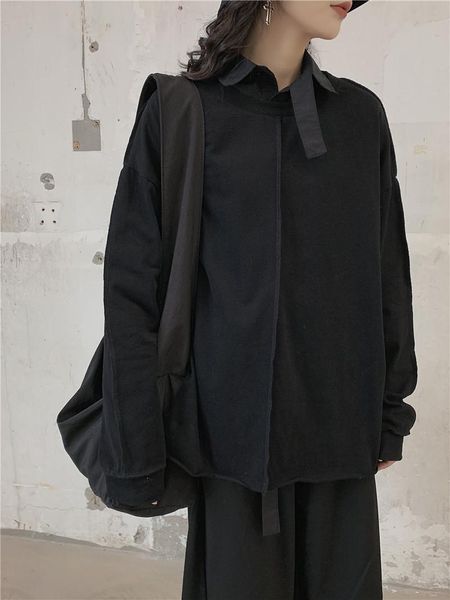 women's hoodies & sweatshirts 2021 autumn women cotton pullovers solid dark fleece reverse loose oversize female hooded gothic streetwe, Black
women's hoodies & sweatshirts 2021 autumn women cotton pullovers solid dark fleece reverse loose oversize female hooded gothic streetwe, Black