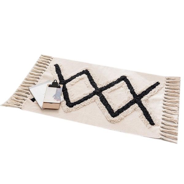 carpets tufted ethnic wind mat black diamond cotton doormat bedroom bedside footrest living room coffee table floor
carpets tufted ethnic wind mat black diamond cotton doormat bedroom bedside footrest living room coffee table floor