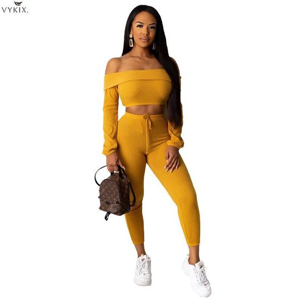 two piece dress spring casual ribbed set and pants folded slash neck long sleeve crop pencil women track suit outfits, White
two piece dress spring casual ribbed set and pants folded slash neck long sleeve crop pencil women track suit outfits, White