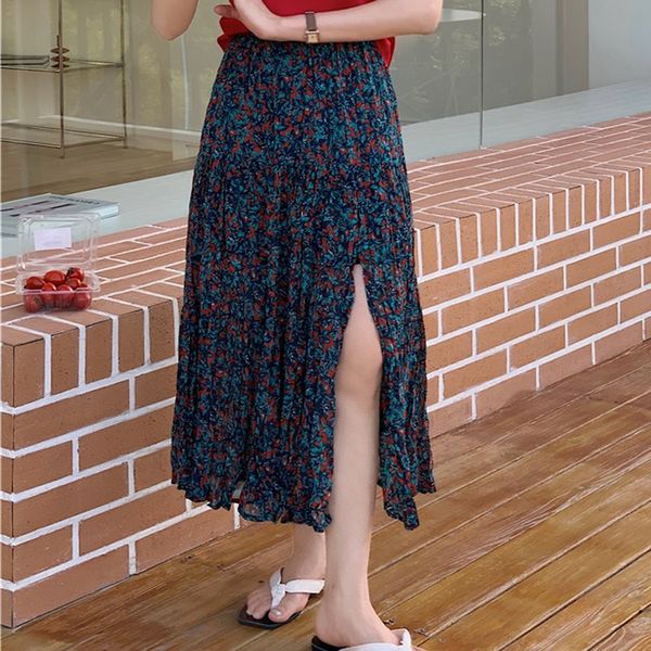 women's tracksuits hzirip summer party floral chiffon folds all over the game share chic casual ol femme elegance prom thin long skirts, Gray
women's tracksuits hzirip summer party floral chiffon folds all over the game share chic casual ol femme elegance prom thin long skirts, Gray