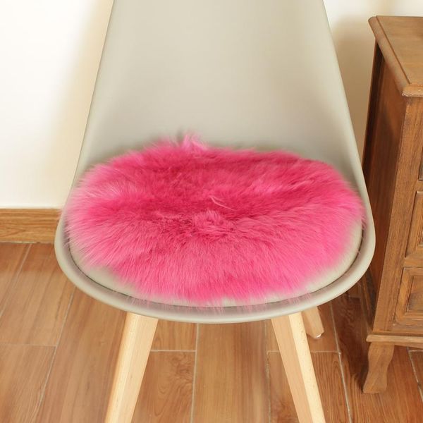 cushion/decorative pillow round pure wool fur long type thickened cushion coffee tea dining chair student winter cat
cushion/decorative pillow round pure wool fur long type thickened cushion coffee tea dining chair student winter cat