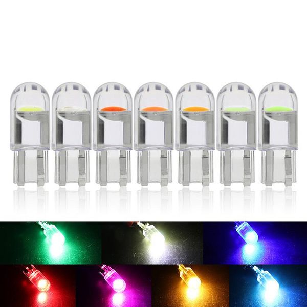 working light 10pcs t10 w5w cob led car wedge parking side bulbs instrument lamp auto license plate white red yellow blue
working light 10pcs t10 w5w cob led car wedge parking side bulbs instrument lamp auto license plate white red yellow blue