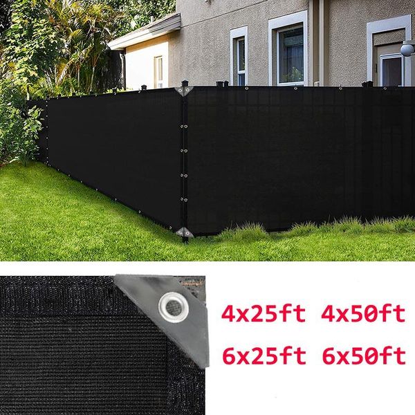 black privacy fence screen uv sunshade netting fabric fencing mesh garden yard windscreen shade cover 4x25'/4x50'/6x25'/6x50&
black privacy fence screen uv sunshade netting fabric fencing mesh garden yard windscreen shade cover 4x25'/4x50'/6x25'/6x50&