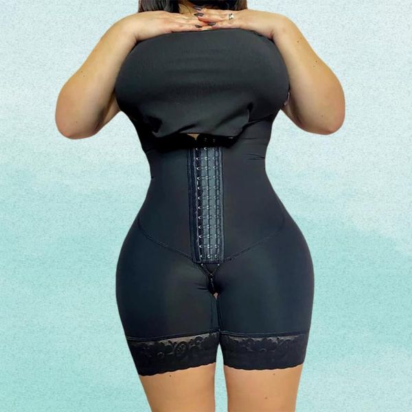 women's shapers women postpartum tummy control shapewear slimming fajas lace body shaper bulifter trimmer corset, Black;white
women's shapers women postpartum tummy control shapewear slimming fajas lace body shaper bulifter trimmer corset, Black;white