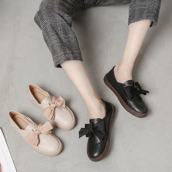 sandals flat shoes women spring fashion wild bow soft bottom 34-41 large size one foot shallow mouth loafers, Black
sandals flat shoes women spring fashion wild bow soft bottom 34-41 large size one foot shallow mouth loafers, Black
