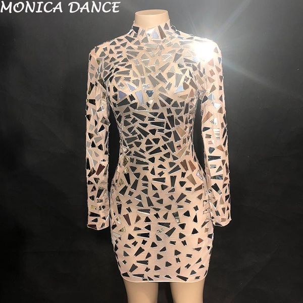 casual dresses women see through mirrors mesh dress sequins big stretch costume stage dance wear evening birthday celebrate, Black;gray
casual dresses women see through mirrors mesh dress sequins big stretch costume stage dance wear evening birthday celebrate, Black;gray