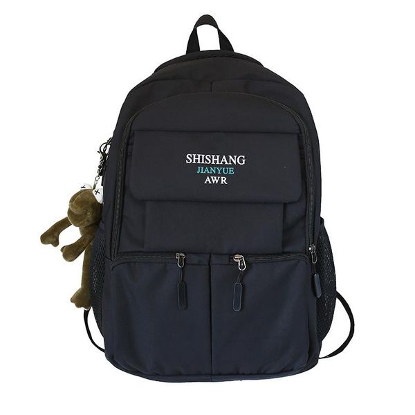 backpack lenlei 2021 college style school bag japanese and korean department large capacity canvas color matching
backpack lenlei 2021 college style school bag japanese and korean department large capacity canvas color matching