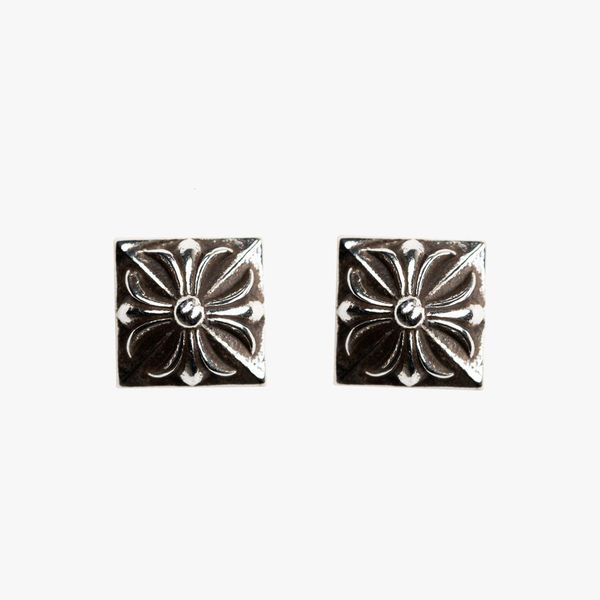 studs earrings ch cross flower square s925 sterling silver hip hop punk fashion brand, Golden;silver
studs earrings ch cross flower square s925 sterling silver hip hop punk fashion brand, Golden;silver