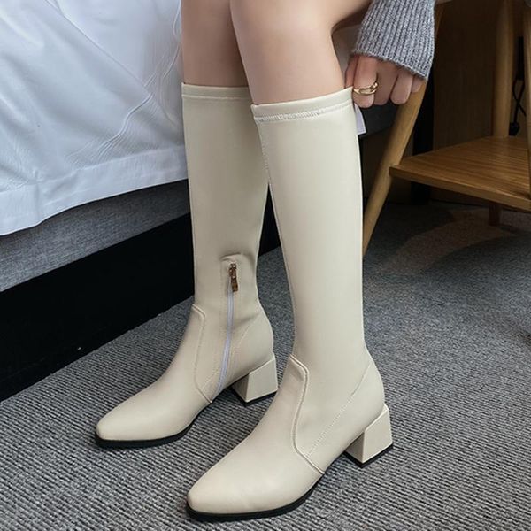boots autumn women's elegant knee high fashion low heel long zipper winter plush shoes ladies 2021 white black
boots autumn women's elegant knee high fashion low heel long zipper winter plush shoes ladies 2021 white black