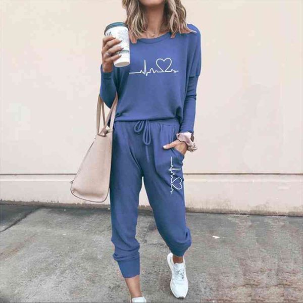 tracksuit women 2 piece set loose comfortable shirt and elastic waist pants suit long sleeve sets casual clothes, White 
tracksuit women 2 piece set loose comfortable shirt and elastic waist pants suit long sleeve sets casual clothes, White