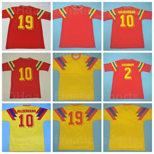 national team men vintage classic 2 escobar soccer jersey 1990 retro 10 valderrama red color yellow football shirt kits uniform custom name, Black;yellow
national team men vintage classic 2 escobar soccer jersey 1990 retro 10 valderrama red color yellow football shirt kits uniform custom name, Black;yellow
