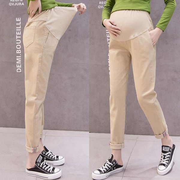 maternity bottoms cotton haren pants trousers for pregnant women pregnancy clothes casual curling clothing, White
maternity bottoms cotton haren pants trousers for pregnant women pregnancy clothes casual curling clothing, White