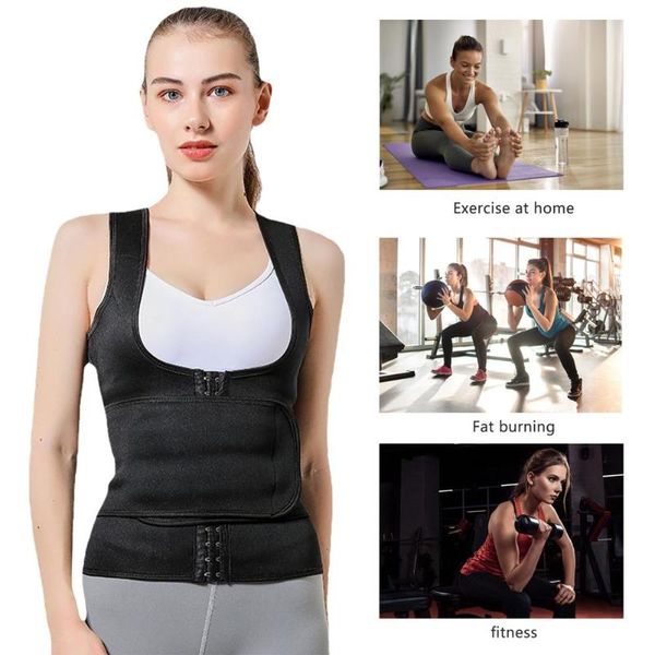 waist support sweat vest for women trainer corset slimming shirt workout tank neoprene body shaper tummy control shapewear, Black;gray
waist support sweat vest for women trainer corset slimming shirt workout tank neoprene body shaper tummy control shapewear, Black;gray