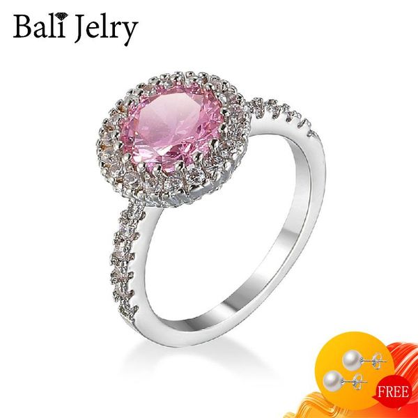 cluster rings balijelry fashion ring 925 silver jewelry round pink zircon gemstone finger accessories for women wedding engagement party, Golden;silver
cluster rings balijelry fashion ring 925 silver jewelry round pink zircon gemstone finger accessories for women wedding engagement party, Golden;silver