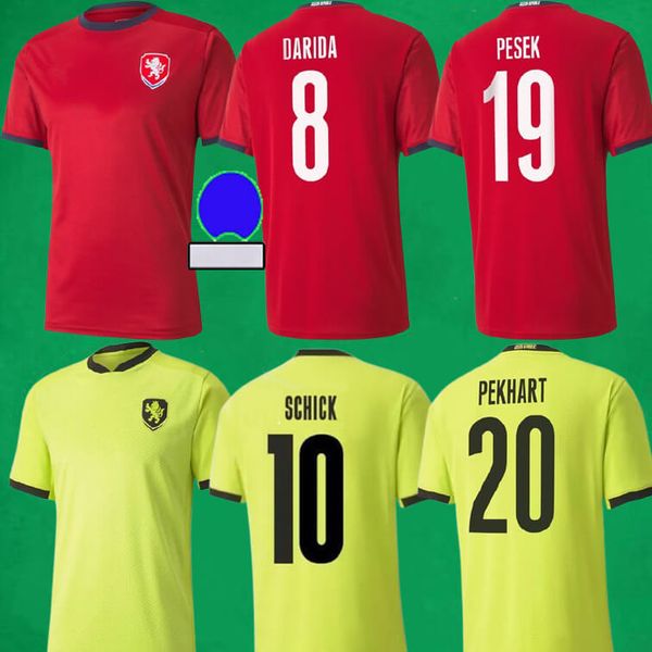 2021 czech republic soccer jersey schick home away 21 22 camisetas de fútbol kral soucek jankto coufal darida kaderabek football shirts men&, Black;yellow
2021 czech republic soccer jersey schick home away 21 22 camisetas de fútbol kral soucek jankto coufal darida kaderabek football shirts men&, Black;yellow