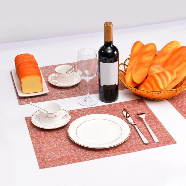 table runner 12*18 in 4 pcs placemat fashion pvc dining mat disc pads bowl pad coasters waterproof cloth slip-resista
table runner 12*18 in 4 pcs placemat fashion pvc dining mat disc pads bowl pad coasters waterproof cloth slip-resista