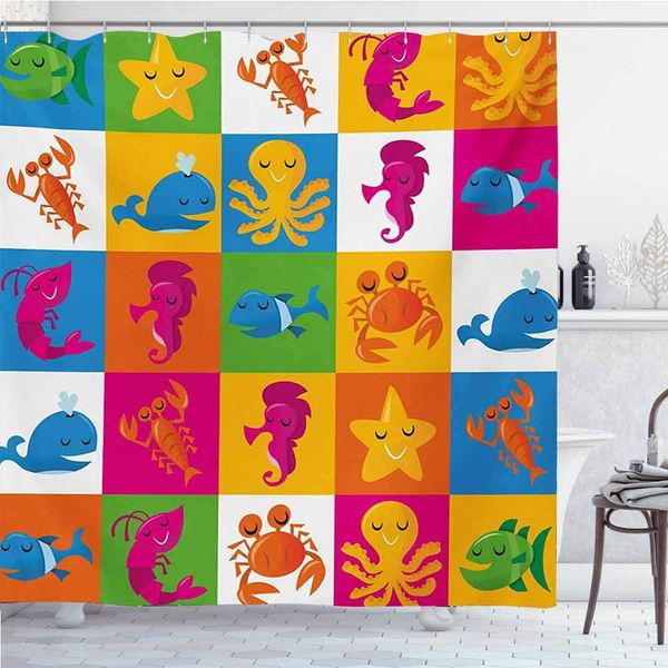 marine floral shower curtain cute underwater animals sea ocs crab whale starfish dolphin prawn illustration l quality -
marine floral shower curtain cute underwater animals sea ocs crab whale starfish dolphin prawn illustration l quality -