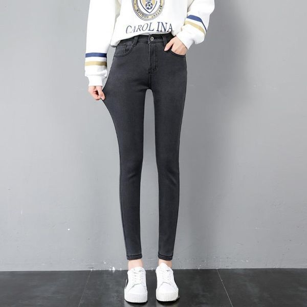 black skinny denim high waist women jeans winter slim pencil pants zipper fly trousers plus size femme nouveau, Blue
black skinny denim high waist women jeans winter slim pencil pants zipper fly trousers plus size femme nouveau, Blue