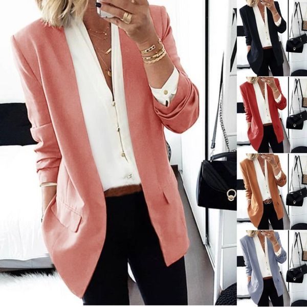 women's suits & blazers spring and autumn women casual fashion simple sold color neck stitching long-sleeved suit jacket office ladies, White;black
women's suits & blazers spring and autumn women casual fashion simple sold color neck stitching long-sleeved suit jacket office ladies, White;black
