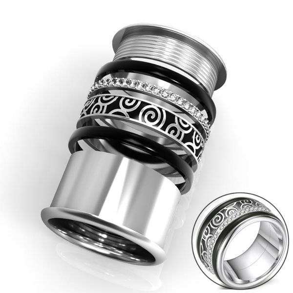 cluster rings cremo bague acier inoxydable black enamel stackable ring interchangeable wedding band rotation finger bijoux dubai, Golden;silver
cluster rings cremo bague acier inoxydable black enamel stackable ring interchangeable wedding band rotation finger bijoux dubai, Golden;silver