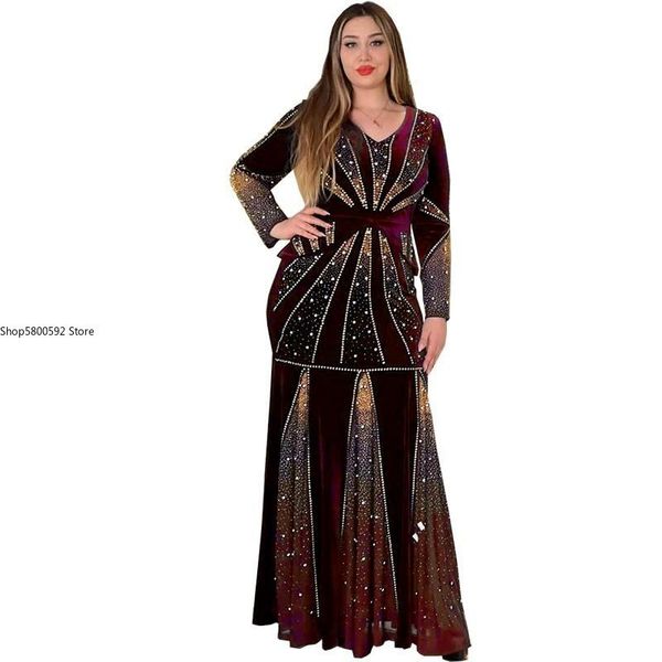 ethnic clothing autumn african clothes women long sleeve v-neck plus size dress american dresses for, Red
ethnic clothing autumn african clothes women long sleeve v-neck plus size dress american dresses for, Red
