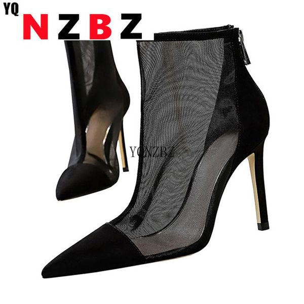 boots yqnzbz spring autumn mesh ankle women pointed toe stiletto heels fashion zip ladies party shoes size 34-40, Black
boots yqnzbz spring autumn mesh ankle women pointed toe stiletto heels fashion zip ladies party shoes size 34-40, Black