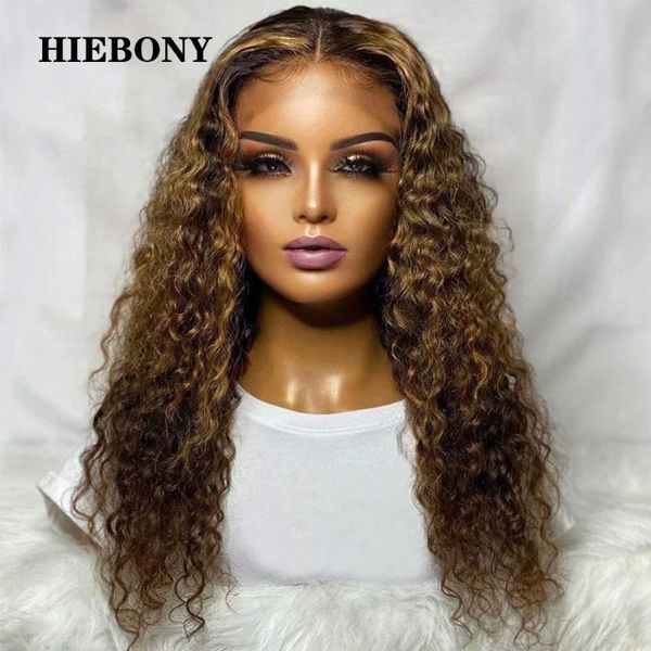 4/27 highlight curly lace front human hair wigs with baby brazilian 13x6 bleached knots, Black;brown
4/27 highlight curly lace front human hair wigs with baby brazilian 13x6 bleached knots, Black;brown
