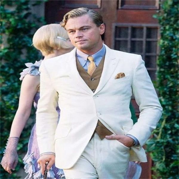 men's suits & blazers 2021 latest design linen wedding suit groom beach slim dress 3 piece set (coat + pants vest), White;black
men's suits & blazers 2021 latest design linen wedding suit groom beach slim dress 3 piece set (coat + pants vest), White;black