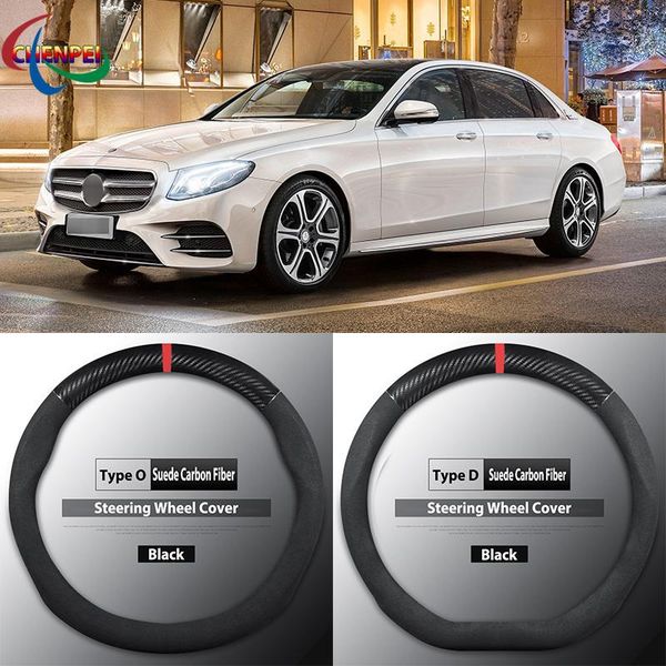 steering wheel covers four seasons universal non-slip carbon fiber suede cover for - e-class car interior accessories
steering wheel covers four seasons universal non-slip carbon fiber suede cover for - e-class car interior accessories