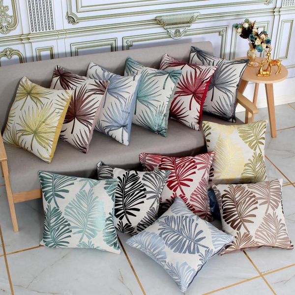 cushion/decorative pillow cotton linen plantain leaf cushion cover jacquard palm leaves pillowcase year home sofa decorative throw pillows c
cushion/decorative pillow cotton linen plantain leaf cushion cover jacquard palm leaves pillowcase year home sofa decorative throw pillows c