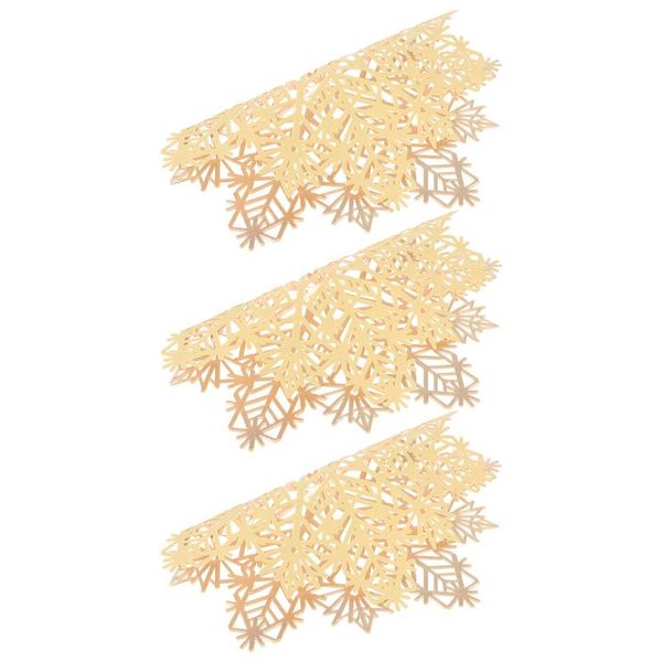 mats & pads 3pcs heat insulation placemats hollowed-out dinner for home restaurants (gold)
mats & pads 3pcs heat insulation placemats hollowed-out dinner for home restaurants (gold)