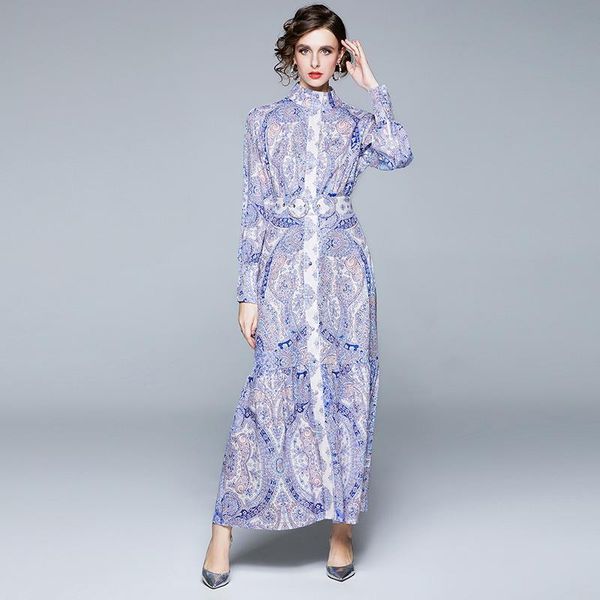 casual dresses 2021 autumn women maxi dress runway fashion design lantern sleeve single breasted gorgeous print elegant vintage long, Black;gray
casual dresses 2021 autumn women maxi dress runway fashion design lantern sleeve single breasted gorgeous print elegant vintage long, Black;gray