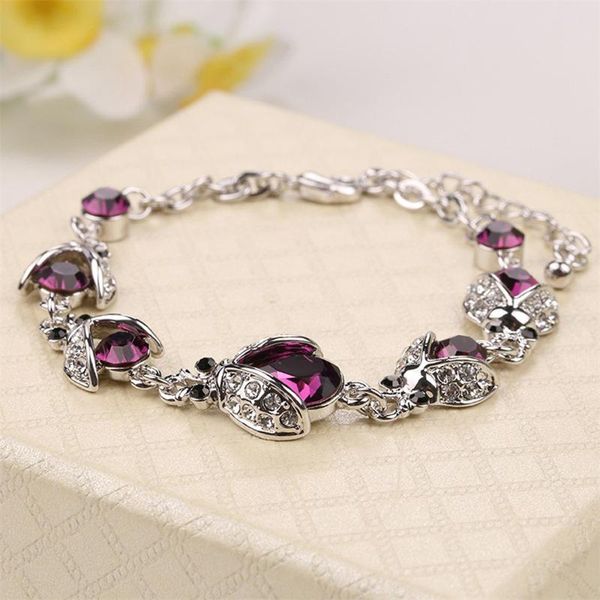 link, chain bohemian bracelet for women insects rhinestone bracelets hand pulseras de plata mujer armbanden voor vrouwen bijoux femme, Black
link, chain bohemian bracelet for women insects rhinestone bracelets hand pulseras de plata mujer armbanden voor vrouwen bijoux femme, Black