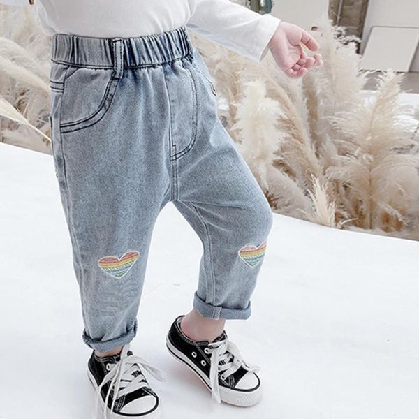 casual children denim pants spring autumn toddler clothing kids girl long love heart embroidery jeans trousers for 1-7year, Blue
casual children denim pants spring autumn toddler clothing kids girl long love heart embroidery jeans trousers for 1-7year, Blue