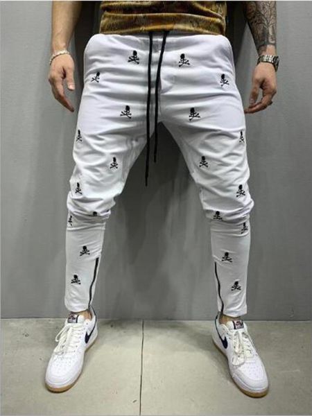 spring autumn thin men's fashion sports trend slim jogging pants cotton embroidery craft hip-hop style foot trousers, Black
spring autumn thin men's fashion sports trend slim jogging pants cotton embroidery craft hip-hop style foot trousers, Black