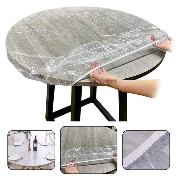 table cloth pvc round waterproof cover fitted protector tablecloth transparent with elastic edged
table cloth pvc round waterproof cover fitted protector tablecloth transparent with elastic edged