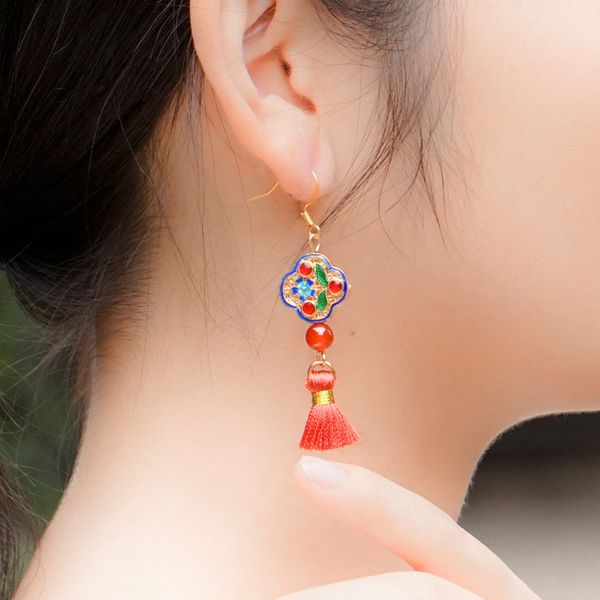 souvenir national style jewelry earrings no.1216 design cloisonne short tassel products
souvenir national style jewelry earrings no.1216 design cloisonne short tassel products