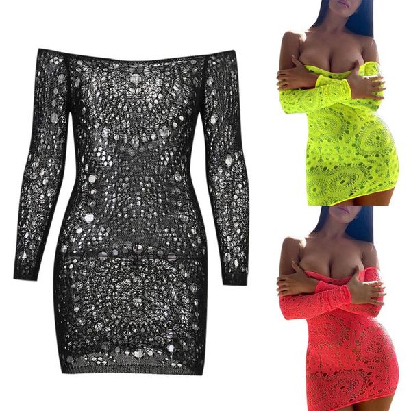 casual dresses women close-fitting dress, long sleeve boat neck off-the-shoulder, black/ fluorescent green/ coral pink, Black;gray
casual dresses women close-fitting dress, long sleeve boat neck off-the-shoulder, black/ fluorescent green/ coral pink, Black;gray