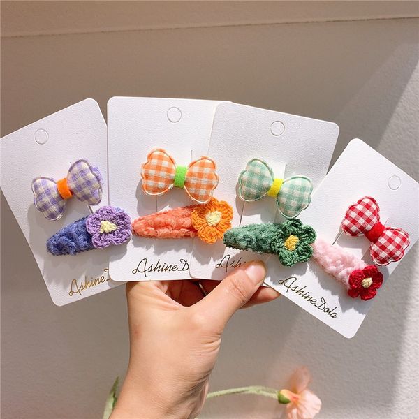 winter new sweet girl princess plaid fabric bow hairpins fashion children's cute wool flower plush bb clip kids hair accessories, Slivery;white
winter new sweet girl princess plaid fabric bow hairpins fashion children's cute wool flower plush bb clip kids hair accessories, Slivery;white