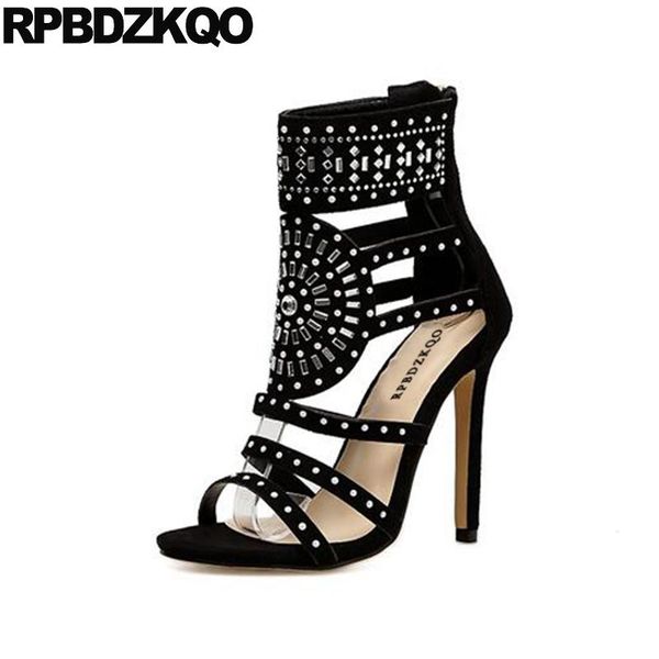 pumps roman bling women boots green rhinestone crystal cage shoes gladiator sandals stiletto jewel high heels diamond booties, Black
pumps roman bling women boots green rhinestone crystal cage shoes gladiator sandals stiletto jewel high heels diamond booties, Black