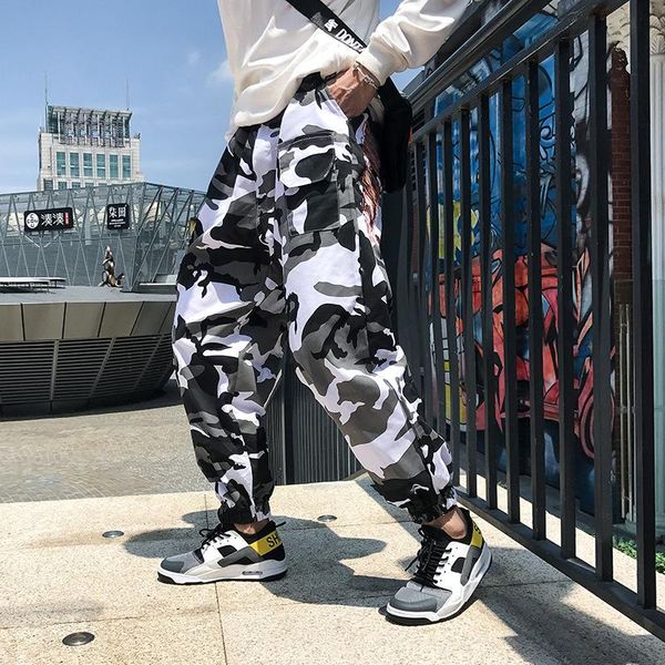 men streetwear cargo pants 2021 harajuku overalls camouflage joggers hip hop korea trousers sweatpants men's, Black
men streetwear cargo pants 2021 harajuku overalls camouflage joggers hip hop korea trousers sweatpants men's, Black