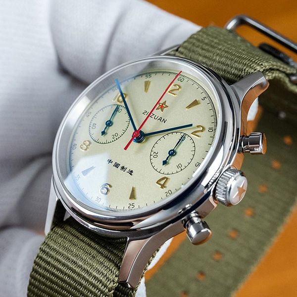 wristwatches sugess 1963 watch chronograph 40mm seagull st1901 movement sapphire crystal mechanical mens red star, Slivery;brown
wristwatches sugess 1963 watch chronograph 40mm seagull st1901 movement sapphire crystal mechanical mens red star, Slivery;brown